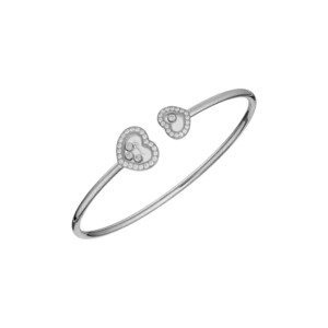 Happy Diamonds Icons Bangle, ethical white gold, diamonds