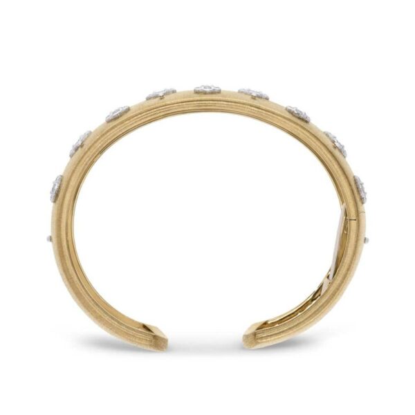 MACRI YELLOW AND WHITE GOLD BRACELET WITH DIAMONDS - Image 4