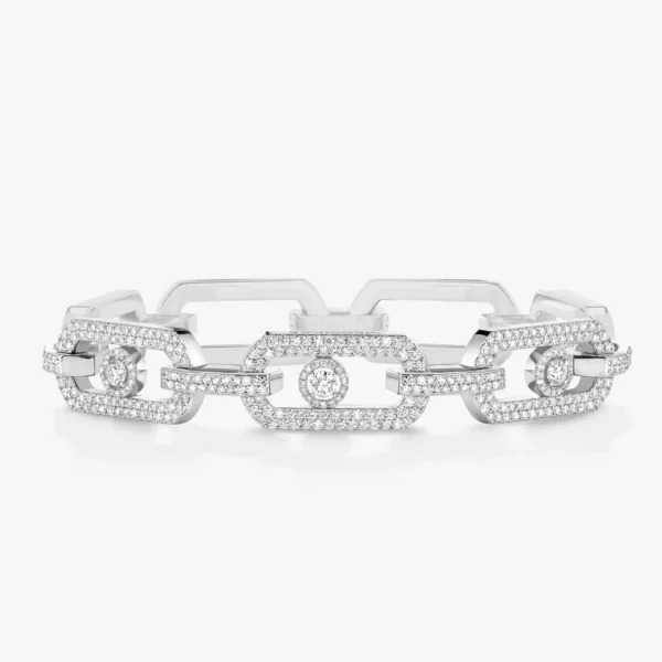 So Move XL Pavé White Gold Diamond Bracelet